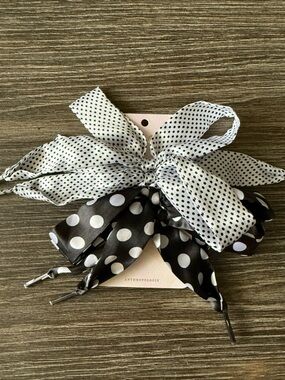 NWT Anthropologie Polka Dot Shoelaces